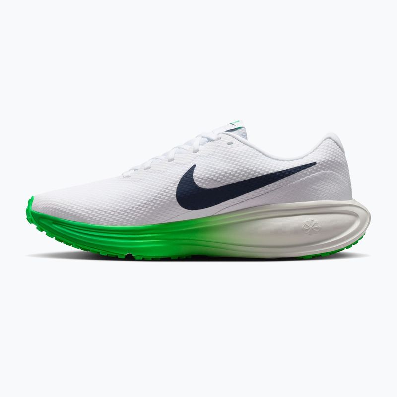 Мъжки обувки за бягане  Nike Revolution 8 white/green spark/midnight navy 2
