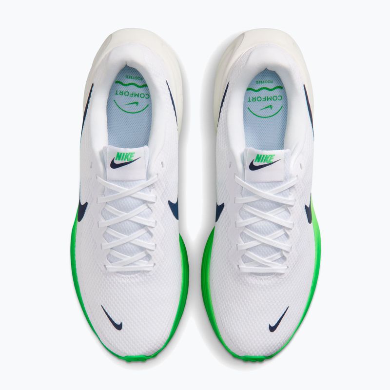 Мъжки обувки за бягане  Nike Revolution 8 white/green spark/midnight navy 5