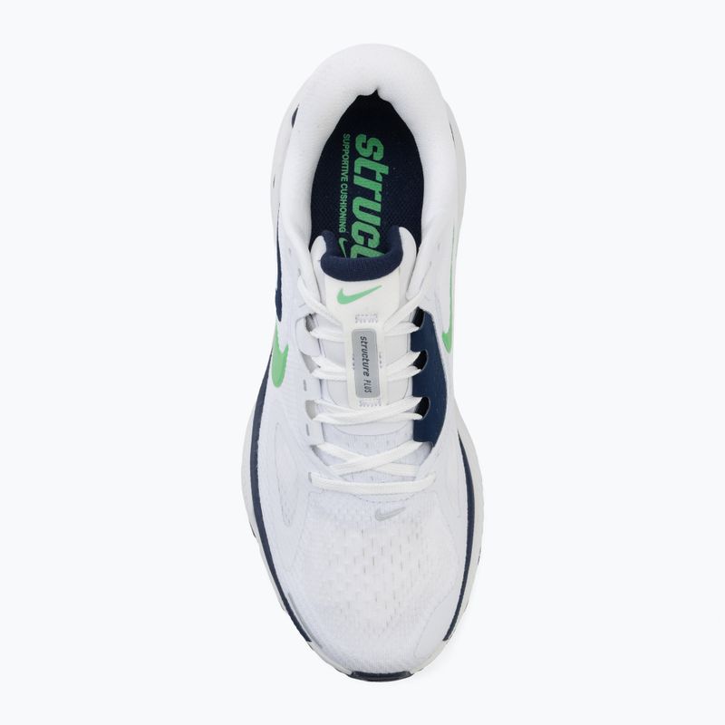 Мъжки обувки за бягане  Nike Structure Plus white/midnight navy/green spark 5