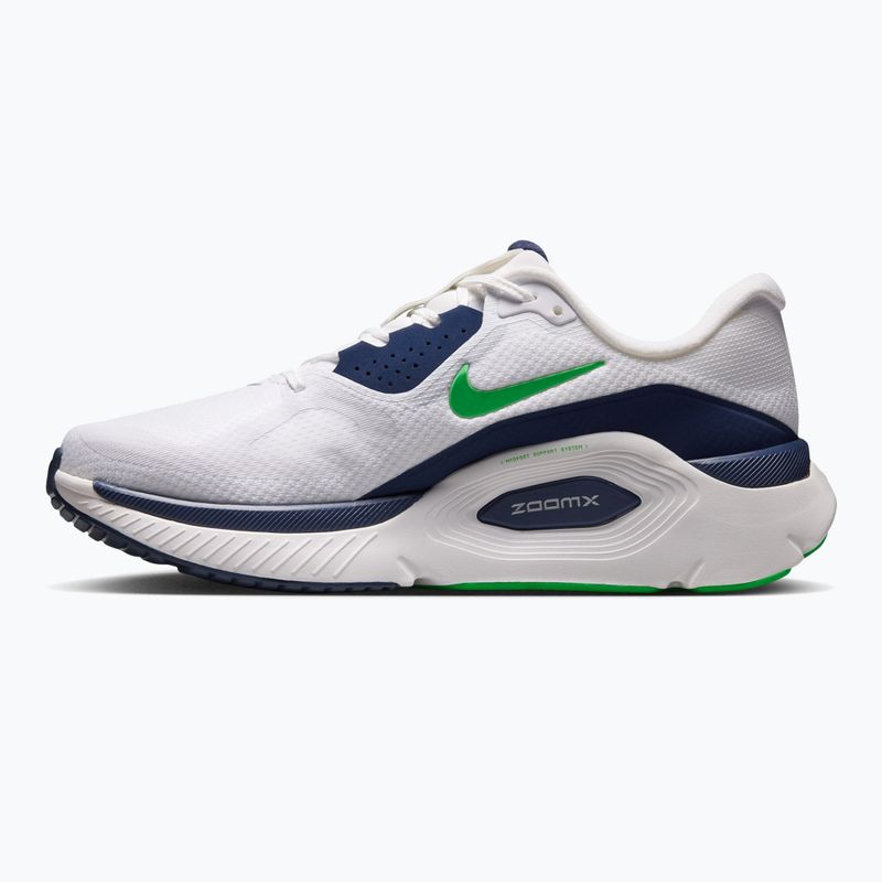 Мъжки обувки за бягане Nike Structure Plus white/midnight navy/green spark 2