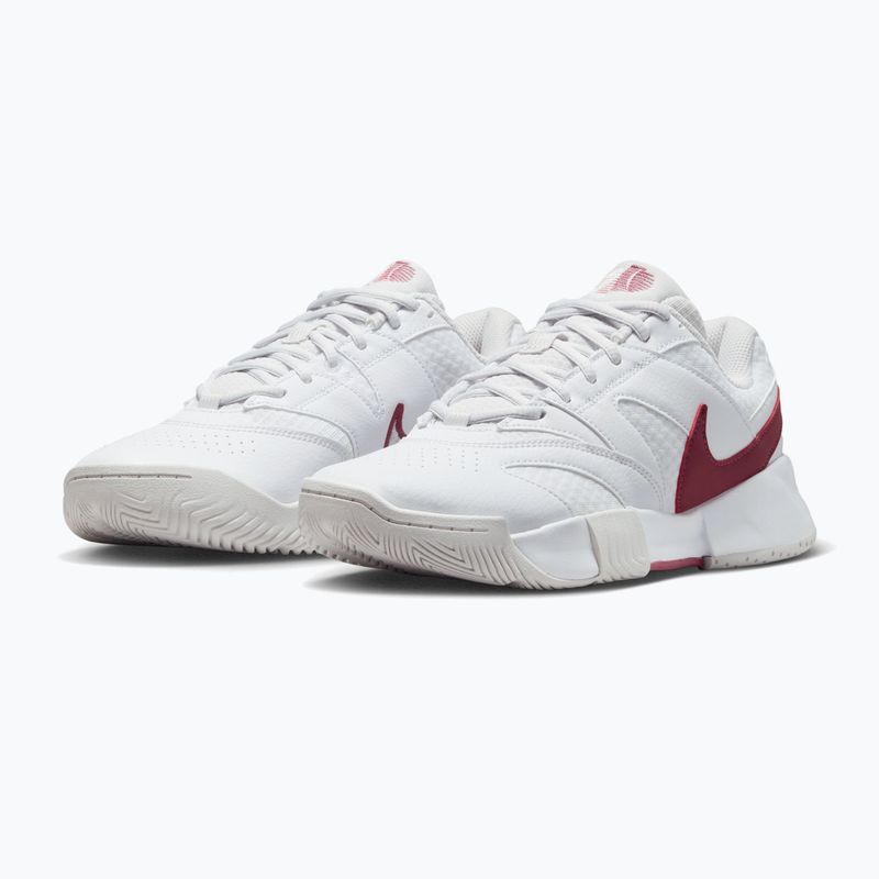 Дамски обувки за тенис Nike Court Lite 4 White/Vast Grey/Pink Smoke 3