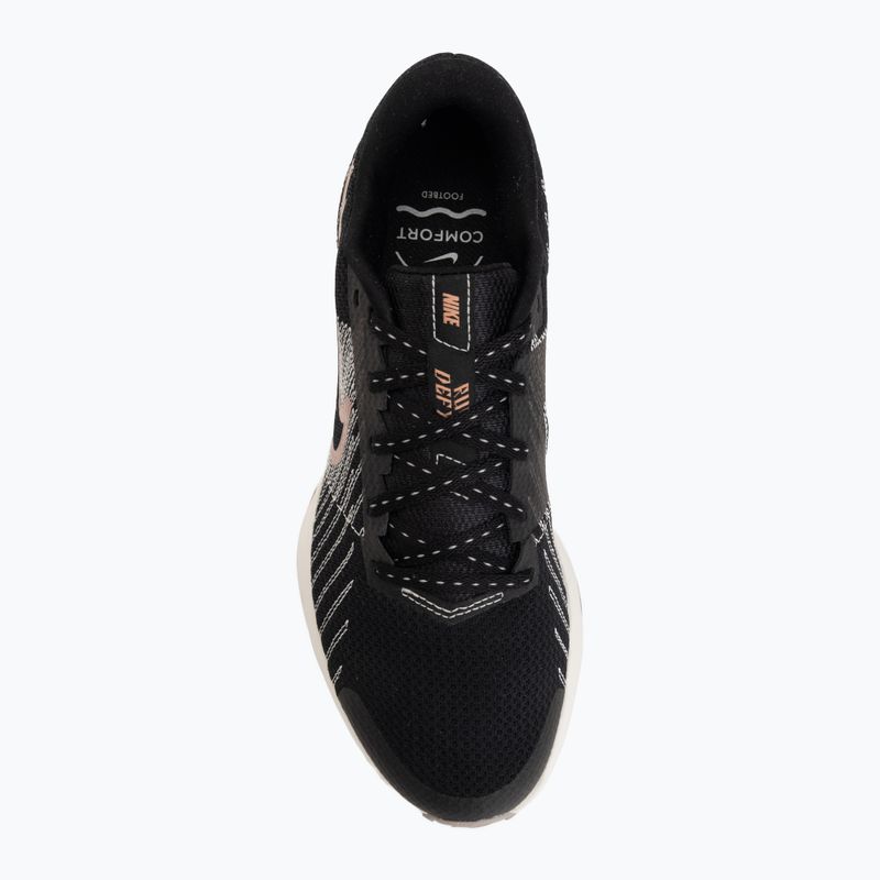 Дамски обувки за бягане Nike Run Defy black/sail/phantom/metallic rose gold 5