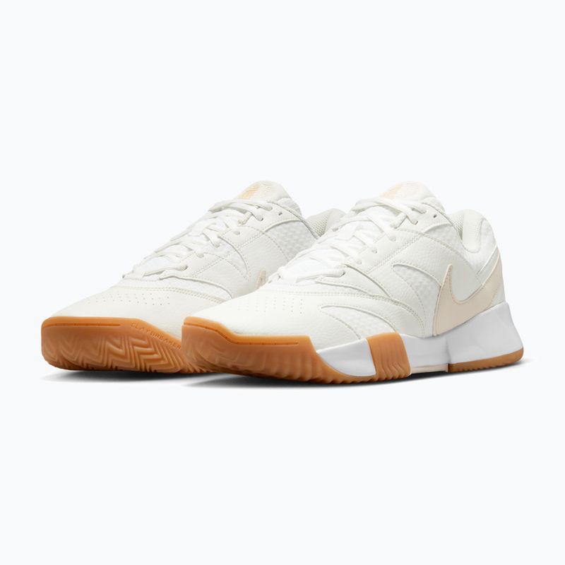 Мъжки обувки за тенис Nike Court Lite 4 White/Summit White/Linen/Light Orewood Brown 3
