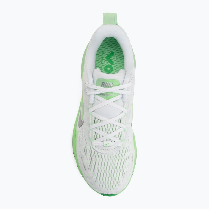 Дамски обувки за бягане Nike Vomero 18 white/illusion green/metallic silver 5