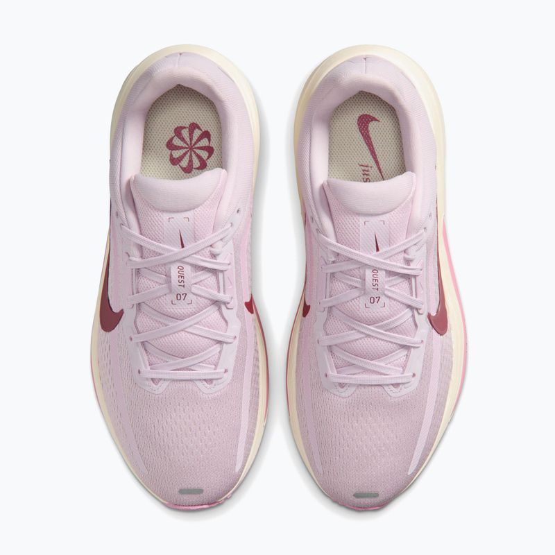 Дамски обувки за бягане Nike Quest 7 bleached lilac/sail/pink rise/pink smoke 5