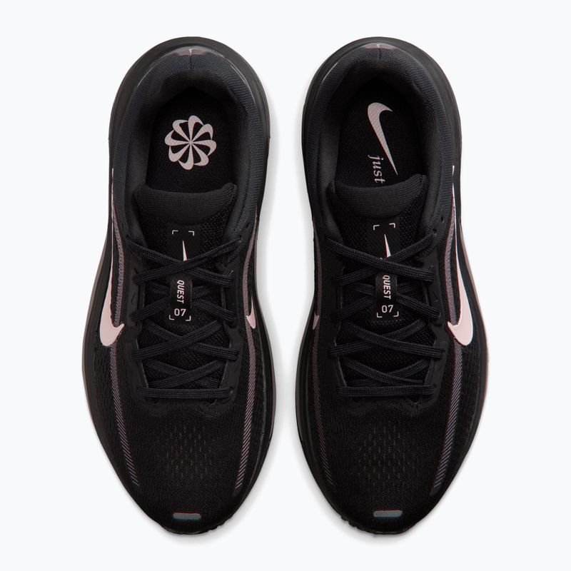Дамски обувки за бягане Nike Quest 7 black/taupe haze/silt red 5
