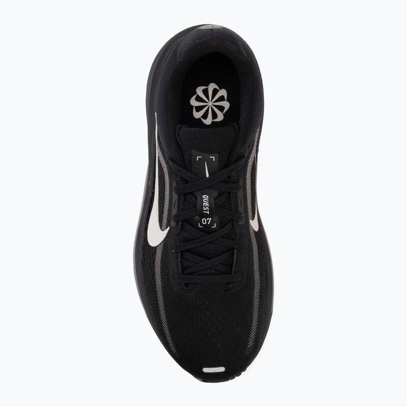 Дамски обувки за бягане Nike Quest 7 black/taupe haze/silt red 5