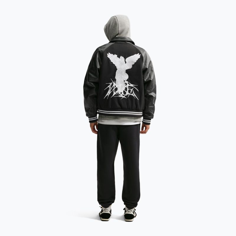Мъжки панталони за бягане Nike Club Cuffed Brushed black/black/football blue 2