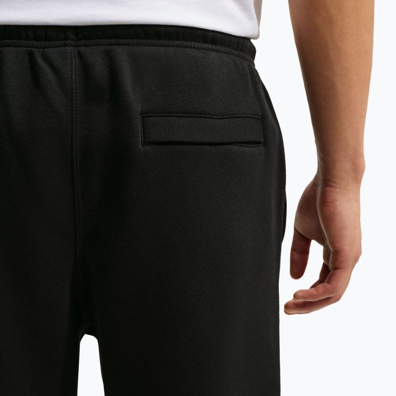 Мъжки панталони за бягане Nike Club Cuffed Brushed black/black/football blue 4