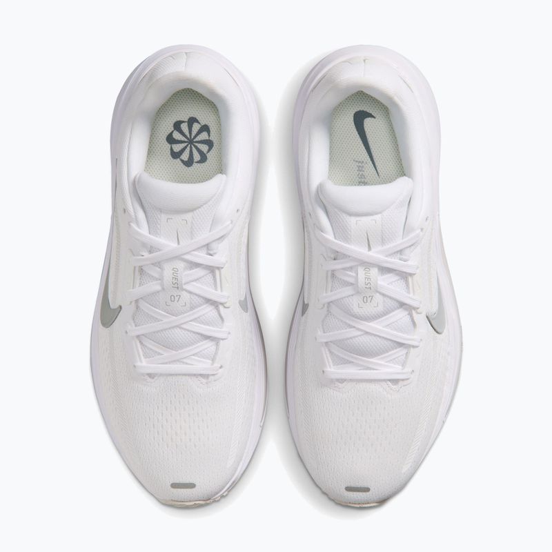 Дамски обувки за бягане Nike Quest 7 white/vast grey/vast grey/wolf grey 5