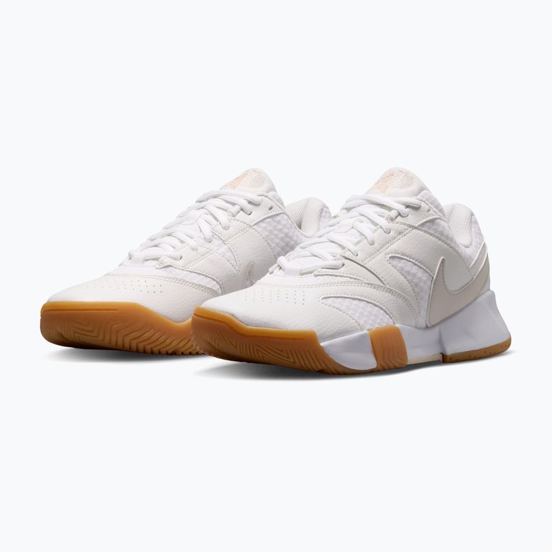Дамски обувки за тенис Nike Court Lite 4 White/Summit White/Linen/Light Orewood Brown 3