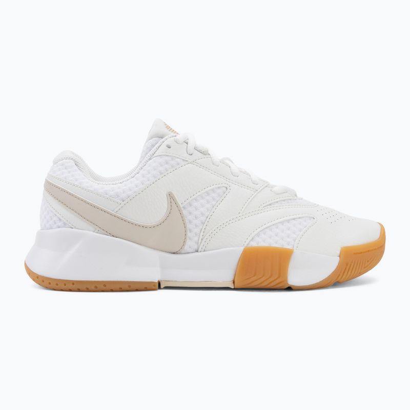 Дамски обувки за тенис Nike Court Lite 4 White/Summit White/Linen/Light Orewood Brown 2