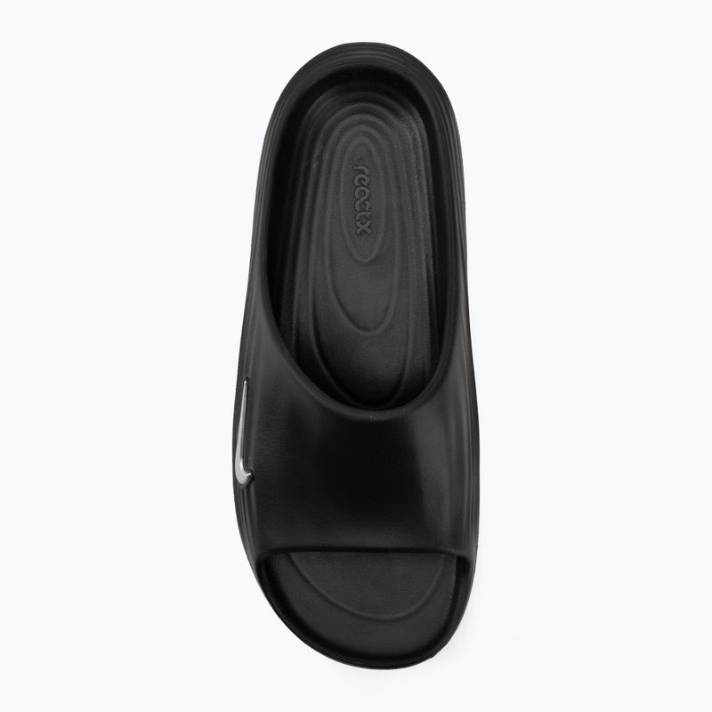 Мъжки чехли Nike ReactX Rejuven8 black/gamma blue/metallic silver 5