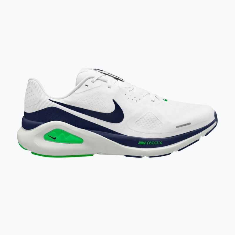 Мъжки обувки за бягане Nike Structure 26 white/green spark/midnight navy