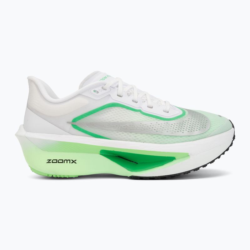 Дамски обувки за бягане Nike Zoom Fly 6 white/illusion green/metallic silver 2