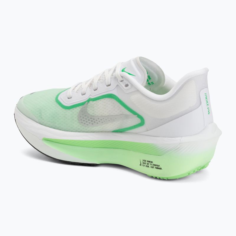 Дамски обувки за бягане Nike Zoom Fly 6 white/illusion green/metallic silver 3