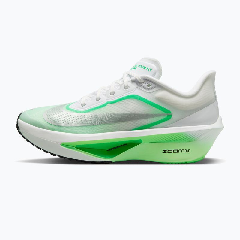 Дамски обувки за бягане Nike Zoom Fly 6 white/illusion green/metallic silver 2