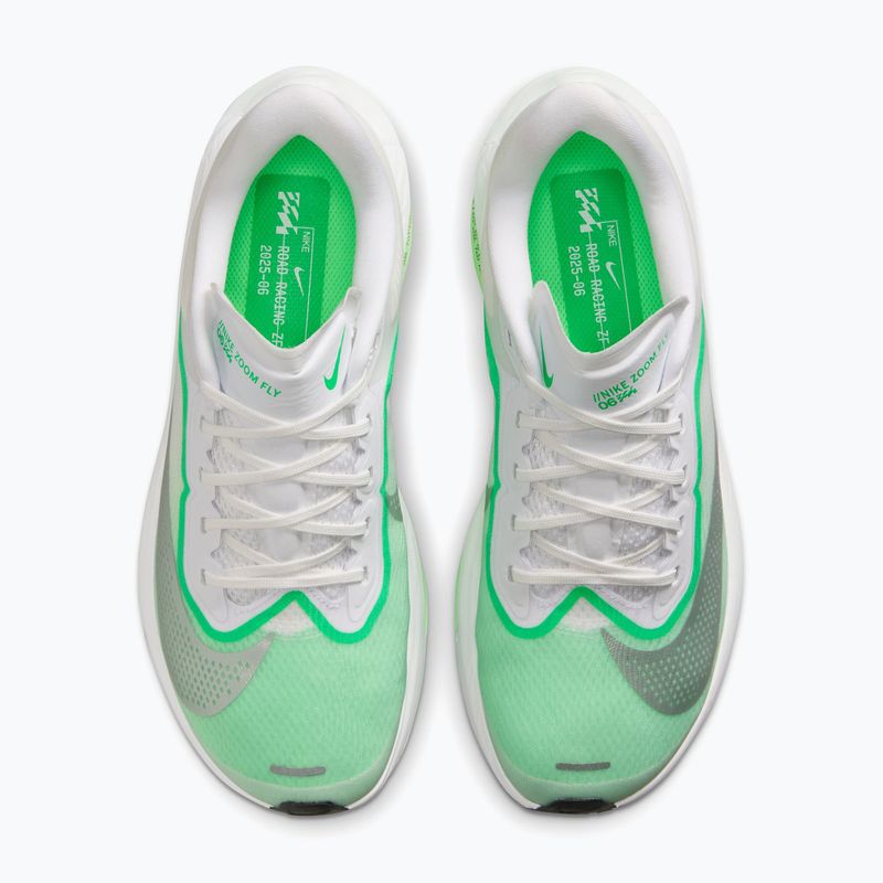 Дамски обувки за бягане Nike Zoom Fly 6 white/illusion green/metallic silver 5