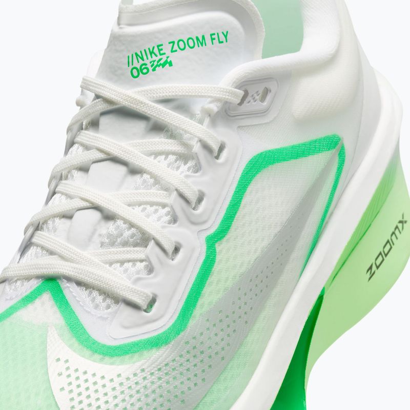 Дамски обувки за бягане Nike Zoom Fly 6 white/illusion green/metallic silver 7