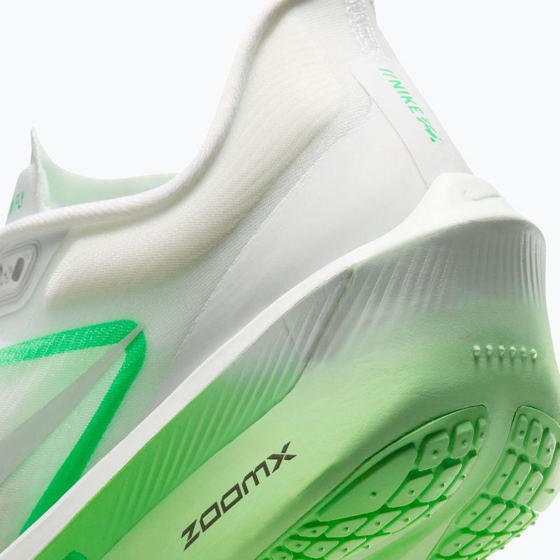 Дамски обувки за бягане Nike Zoom Fly 6 white/illusion green/metallic silver 8