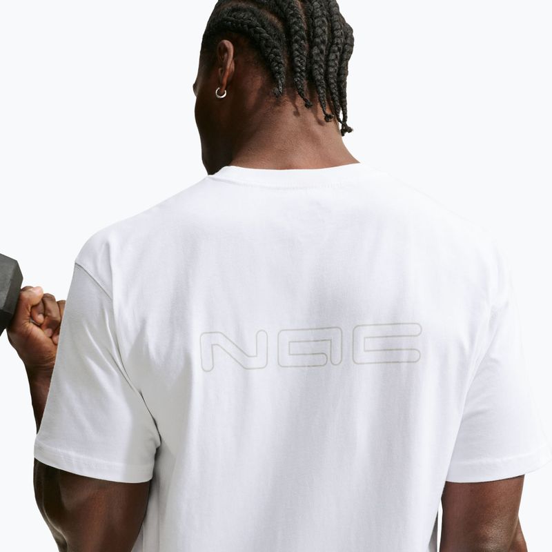 Мъжка тренировъчна тениска Nike N.A.C. white/ight smoke grey 4