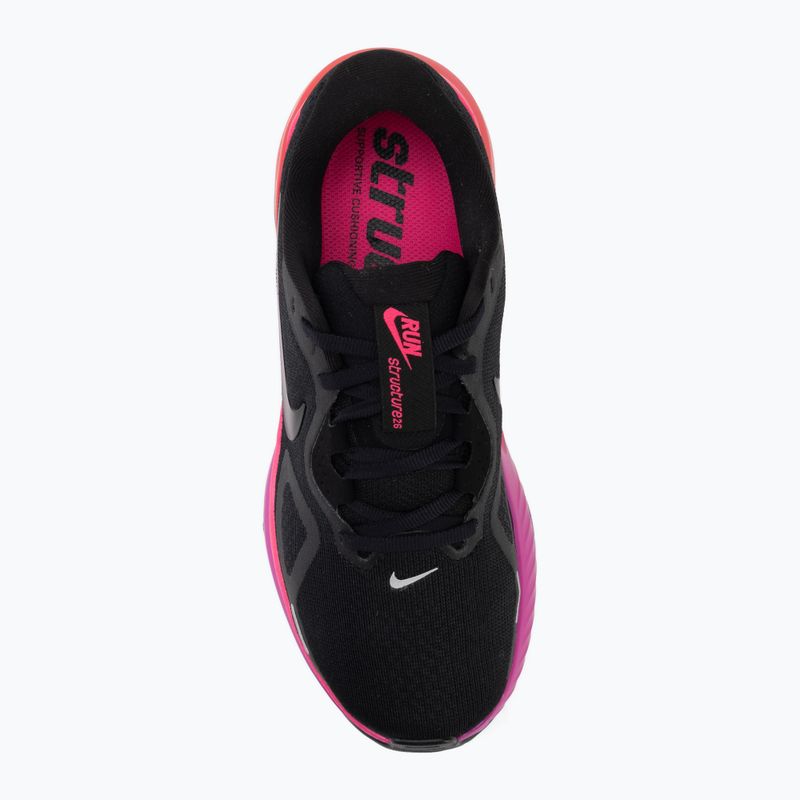 Дамски обувки за бягане Nike Structure 26 black/hyper pink/laser crimson/black 5