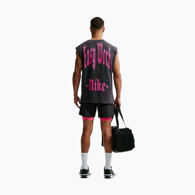 Мъжка тренировъчна тениска Nike Sleeveless T-Shirt black/hyper pink 2
