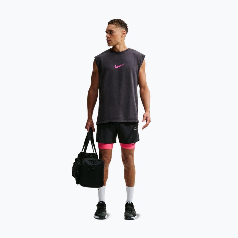 Мъжка тренировъчна тениска Nike Sleeveless T-Shirt black/hyper pink 7