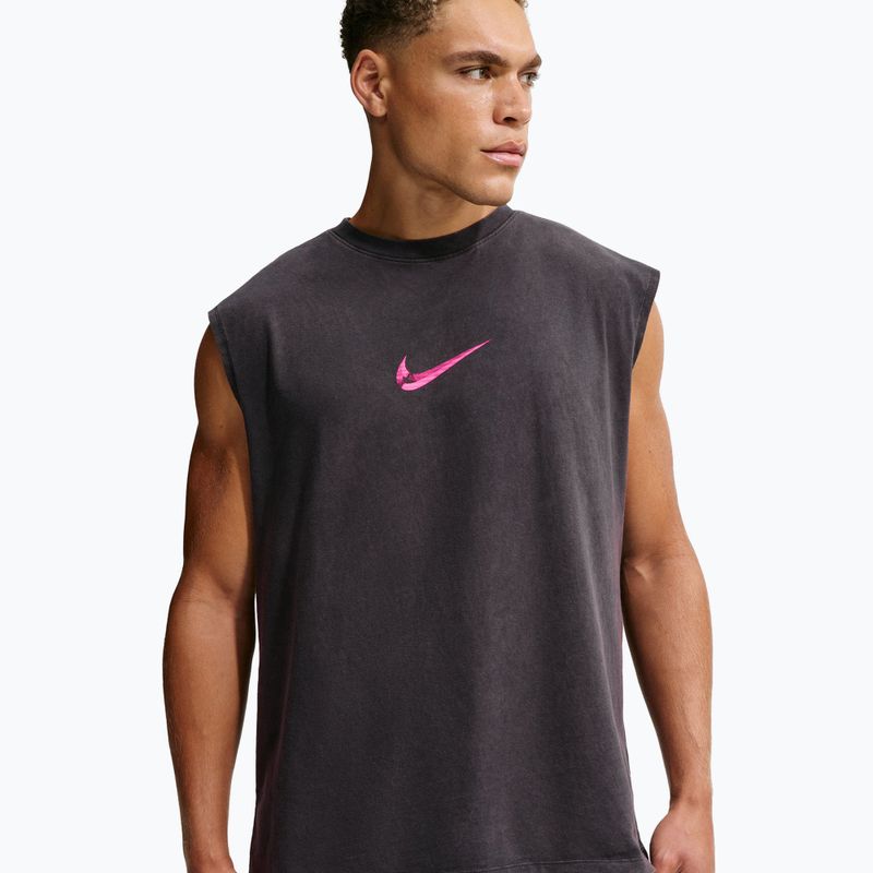 Мъжка тренировъчна тениска Nike Sleeveless T-Shirt black/hyper pink 3
