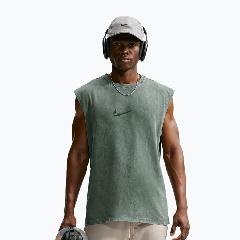 Мъжка тренировъчна тениска Nike Sleeveless T-Shirt camo green/light army