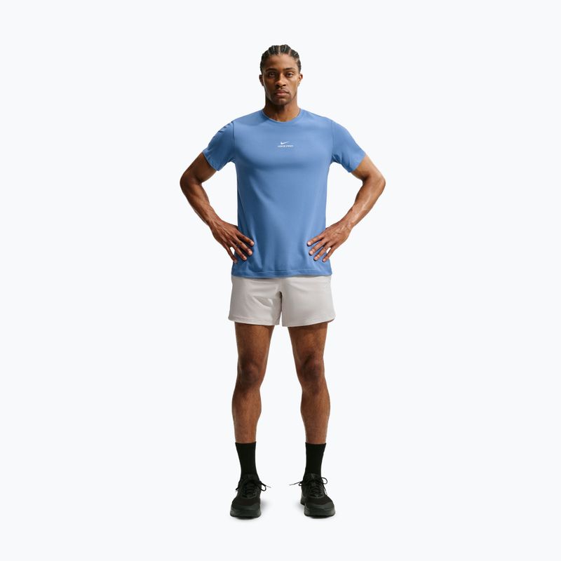Мъжка тренировъчна тениска Nike Pro indigo storm/white 2