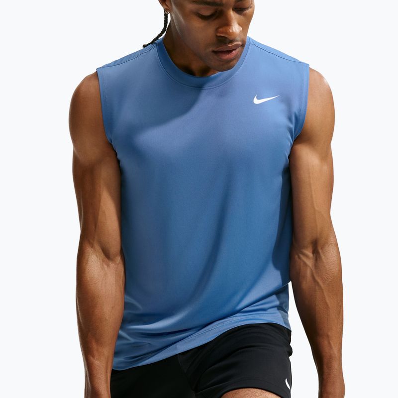 Мъжка тренировъчна тениска Nike Dri-FIT Sleeveless Training Top indigo storm/white 4