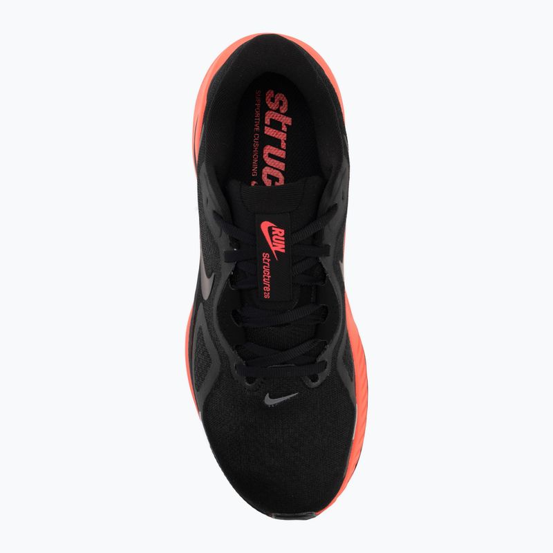 Мъжки обувки за бягане Nike Structure 26 black/bright crimson/metallic dark grey 5