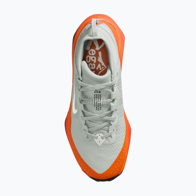 Мъжки обувки за бягане  Nike ACG Zegama Trail GORE-TEX light silver/safety orange/summit white 4