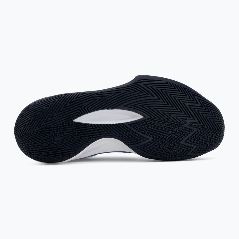 Обувки за волейбол Nike Zoom Hyperspeed Court 2 white/valor blue/midnight navy 4