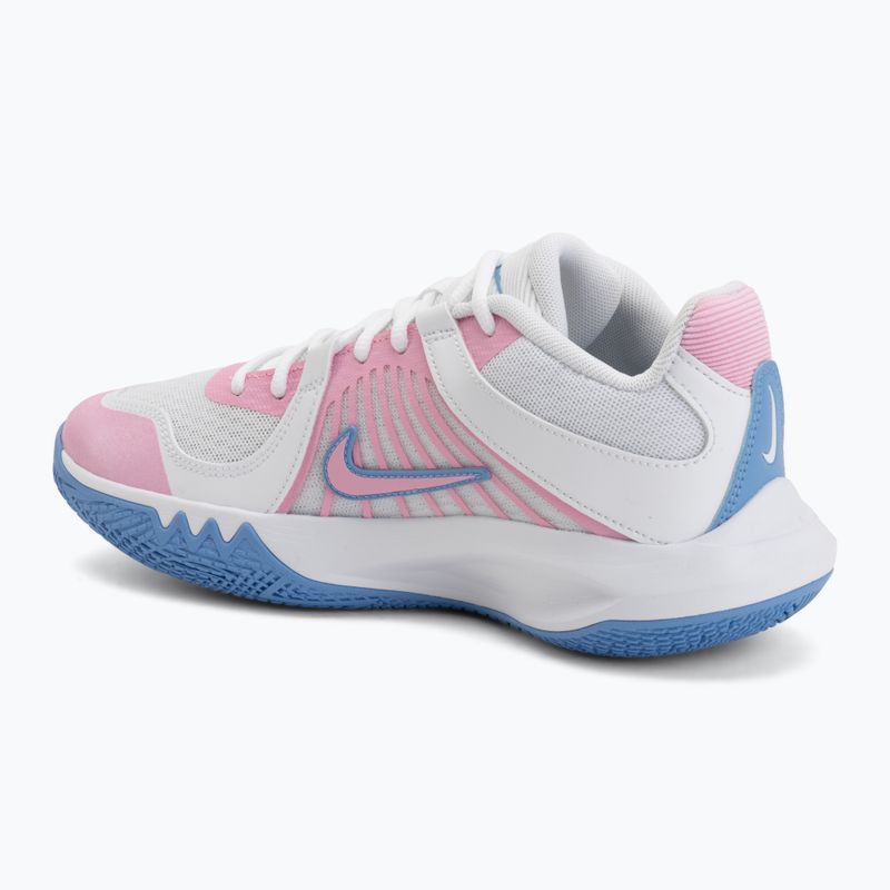 Обувки за волейбол Nike Zoom Hyperspeed Court 2 white/pink rise/valor blue 3