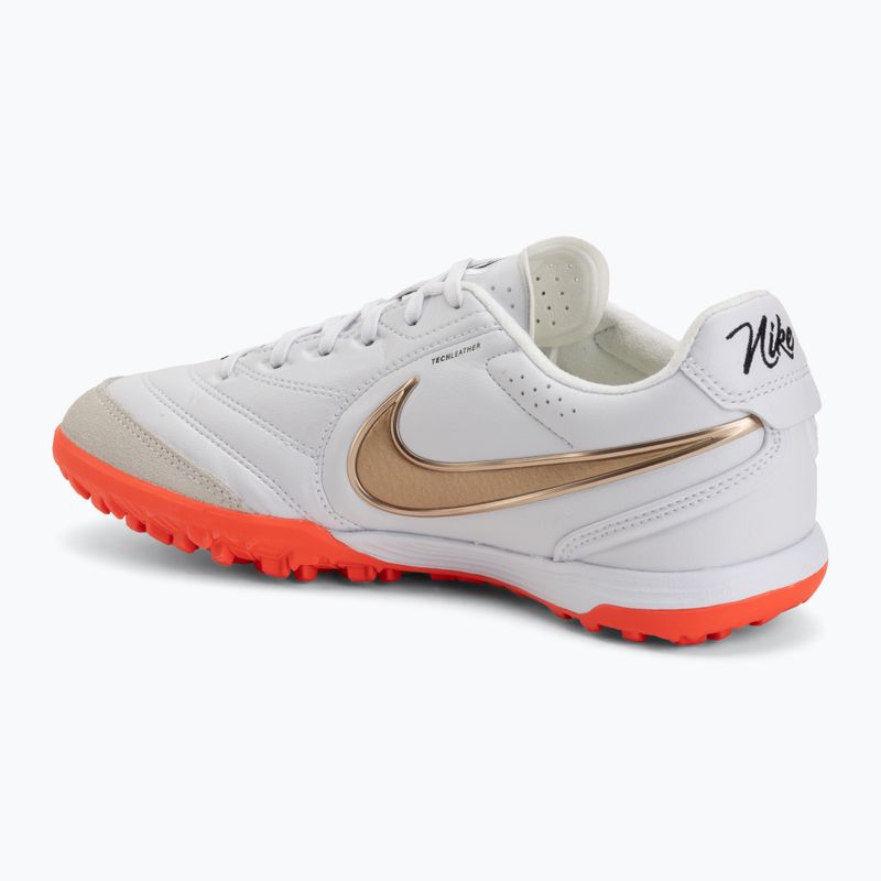 Мъжки футболни обувки Nike Tiempo Ligera Pro White/Bright Crimson/Blur 3