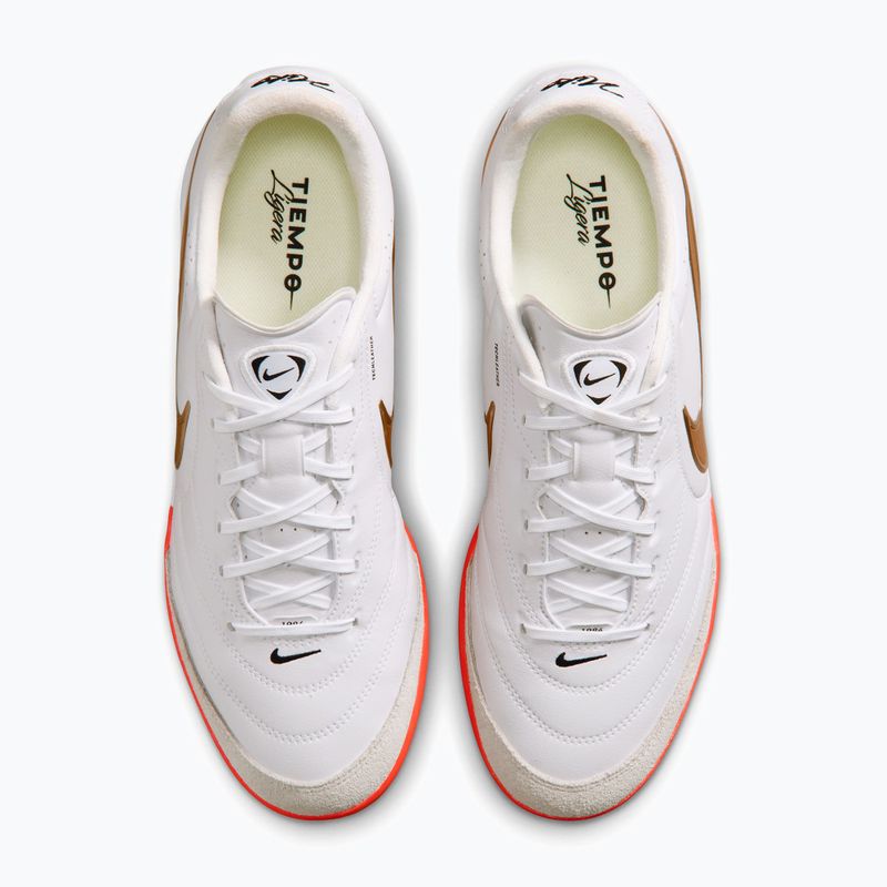 Мъжки футболни обувки Nike Tiempo Ligera Pro White/Bright Crimson/Blur 3