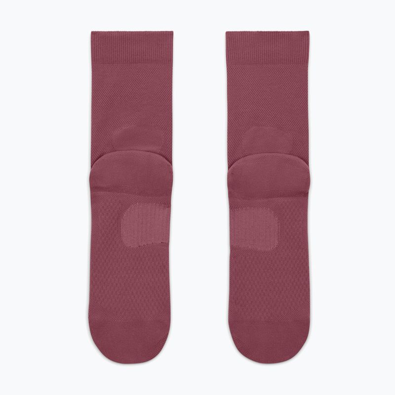 Чорапи Nike Run Midweight Crew pink smoke/pink rise/white 3