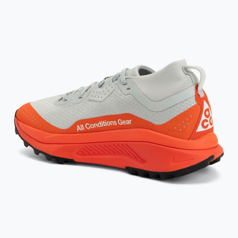 Мъжки обувки за бягане Nike ACG Zegama Trail GORE-TEX light silver/safety orange/summit white 3