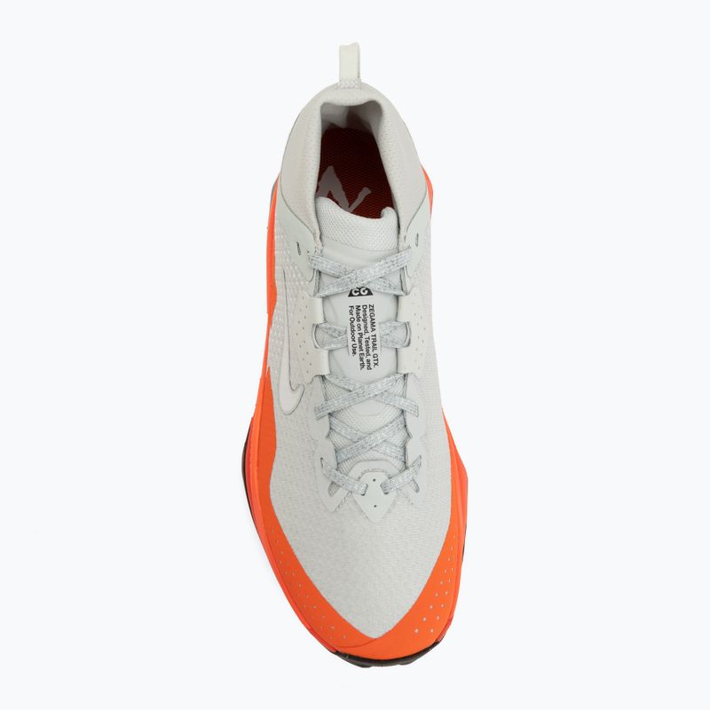 Мъжки обувки за бягане Nike ACG Zegama Trail GORE-TEX light silver/safety orange/summit white 5