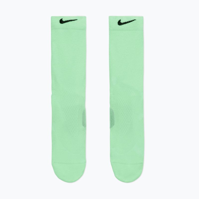 Чорапи Nike Run Midweight Crew cucumber calm/black/black 2