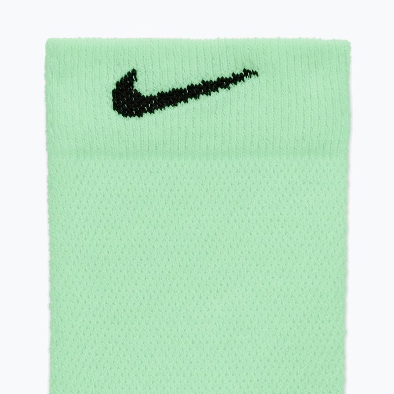 Чорапи Nike Run Midweight Crew cucumber calm/black/black 4