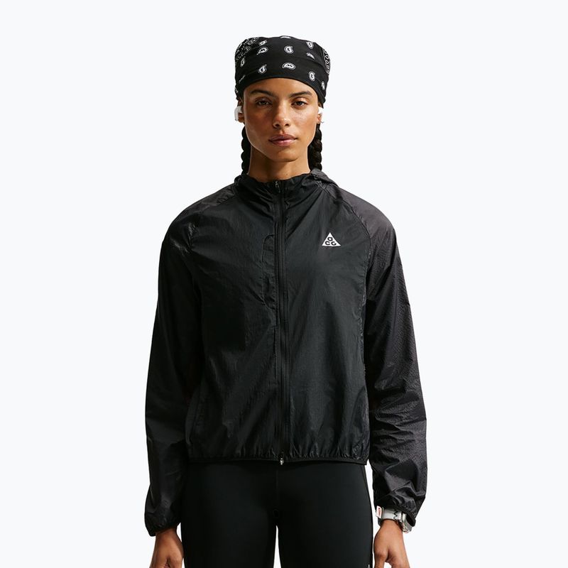 Дамско яке за бягане Nike ACG "Aireez" черно/черно/бяло върхово