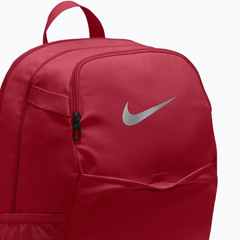 Раница Nike Brasilia 24 l tough red/black/reflect silver 4