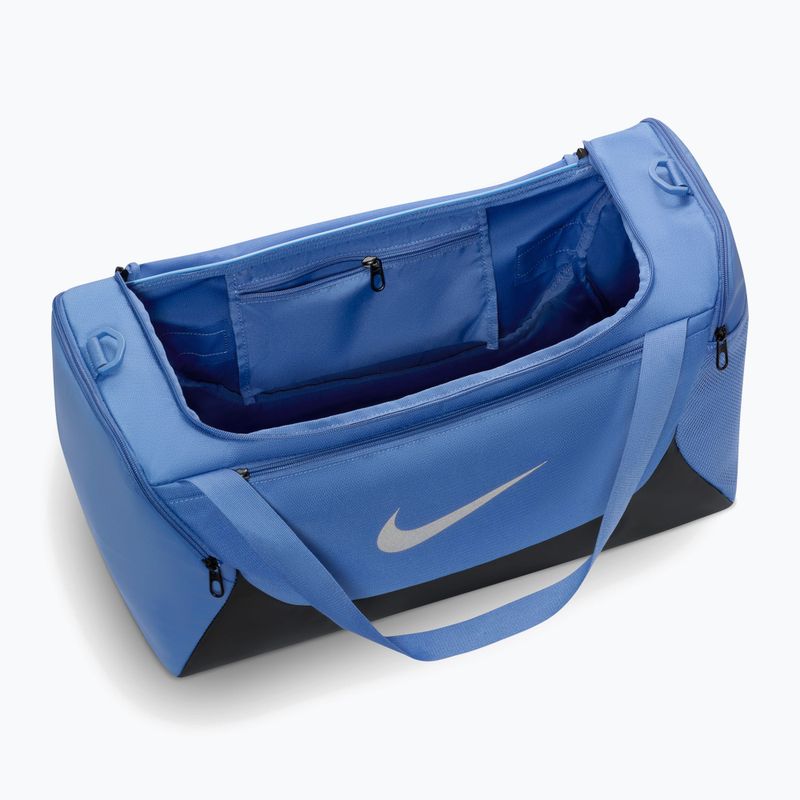 Чанта за тренировка/фитнес Nike Brasilia Duffel Small 40 l indigo storm/black 3