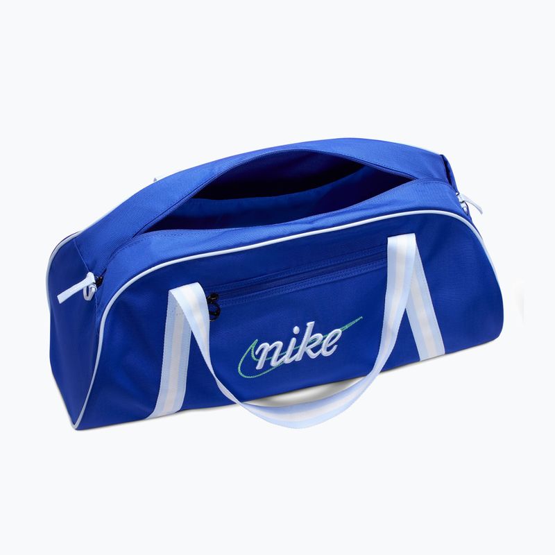 Дамска тренировъчна чанта Nike Gym Club Retro 24 l old royal/hydrogen blue/hydrogen blue 4