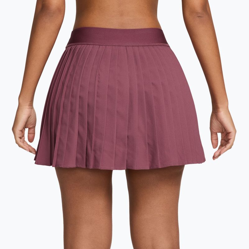 Пола Nike Victory Dri-Fit High-Waisted Pleated pink smoke/white 2