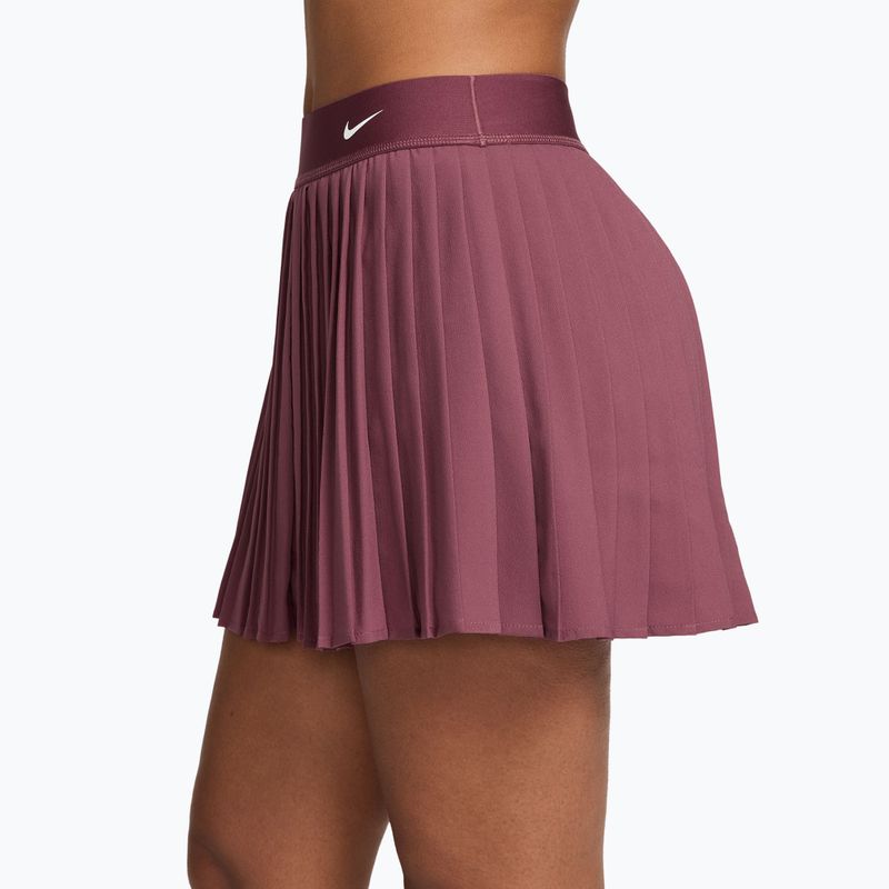 Пола Nike Victory Dri-Fit High-Waisted Pleated pink smoke/white 3