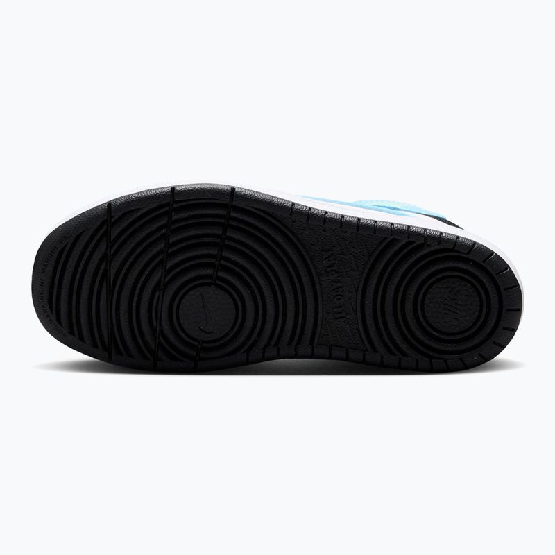 Детски обувки Nike Court Borough Mid 2 white/black/arctic green/football blue 3